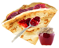 crêpe confiture