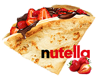 crêpe nutella fraises